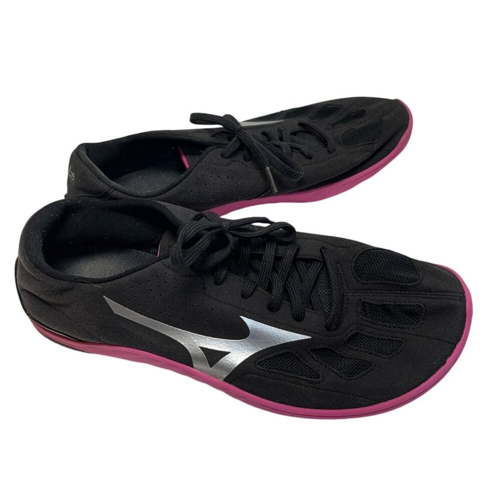 Mizuno‎ Womens Barefoot Shoes Size 10 Black With Pink Sole swim hike run